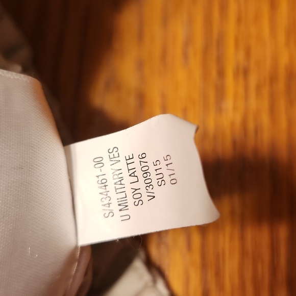 Old Navy Toddler Military Vest Size 18-24M Color Tan - Picture 6 of 7